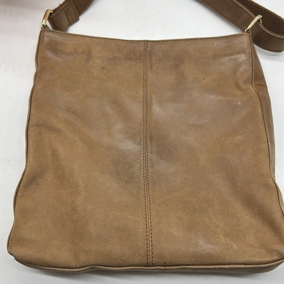 Estalon Brown Leather Crossbody Bag BRN7608C - Picture 7 of 13